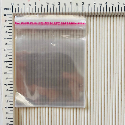 Transparent Plastic - Broad (20pcs)