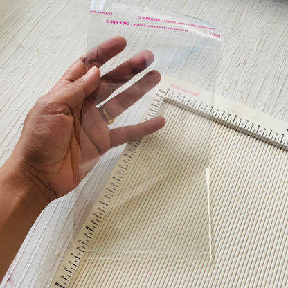 Transparent Plastic - Broad (20pcs)