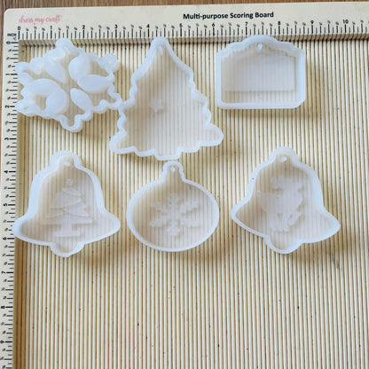 Christmas Hanging Mould (Set of 6) Tulsi Resin Store