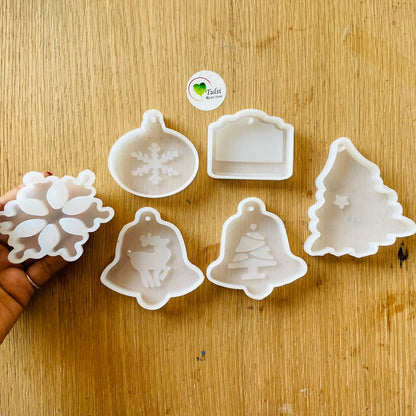 Christmas Hanging Mould (Set of 6) Tulsi Resin Store