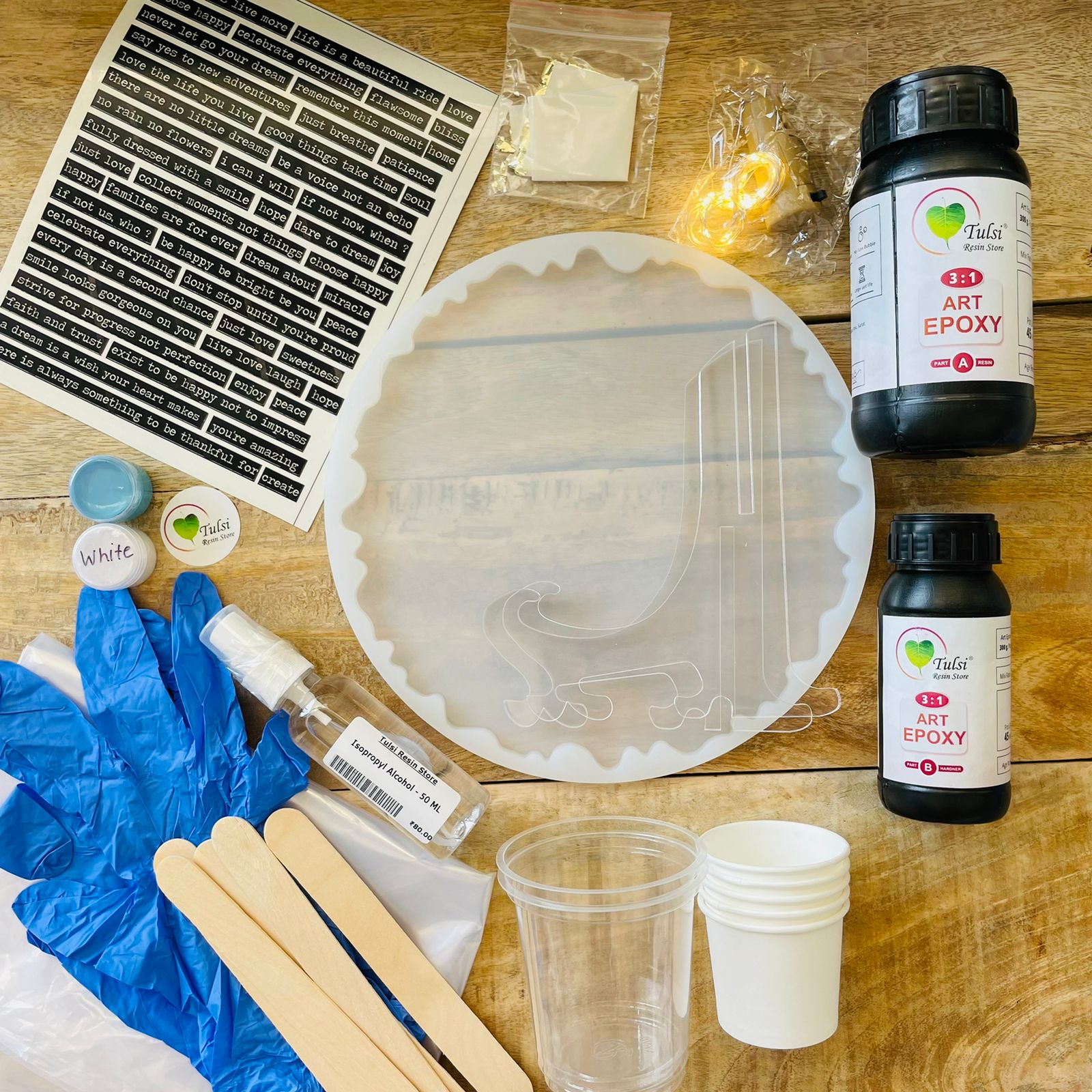 DIY Agate Frame Kit Tulsi Resin Store