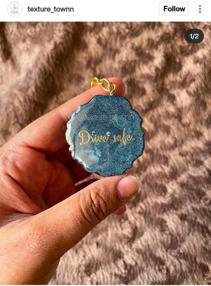 Metal Sticker - Drive Safe Tulsi Resin Store