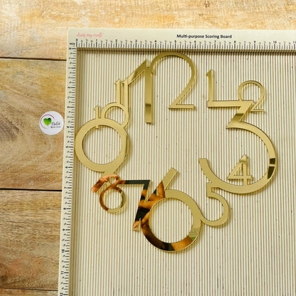Gold Designer English Ring -10”