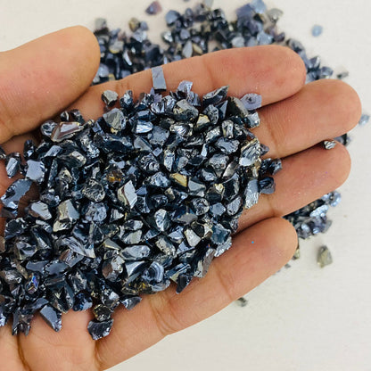 Grey Plated Crystals tulsiresin