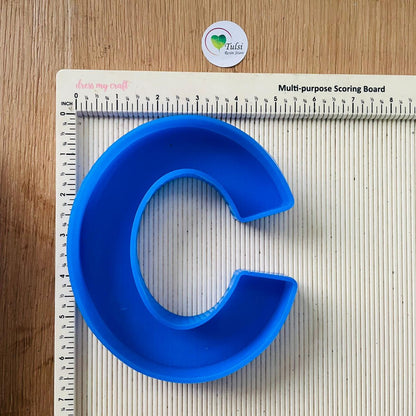 6" Monogram Alphabet Mould C Tulsi Resin Store