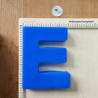 6" Monogram Alphabet Mould E Tulsi Resin Store