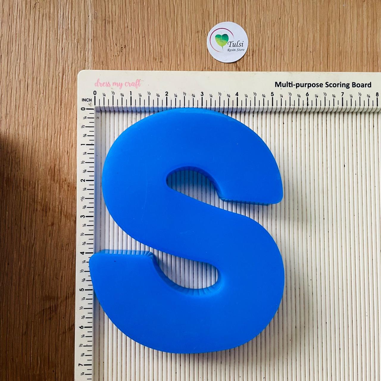 6" Monogram Alphabet Mould S Tulsi Resin Store