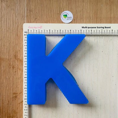 6" Monogram Alphabet Mould K Tulsi Resin Store