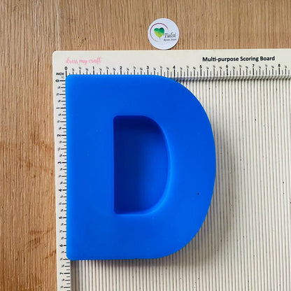 6" Monogram Alphabet Mould D Tulsi Resin Store