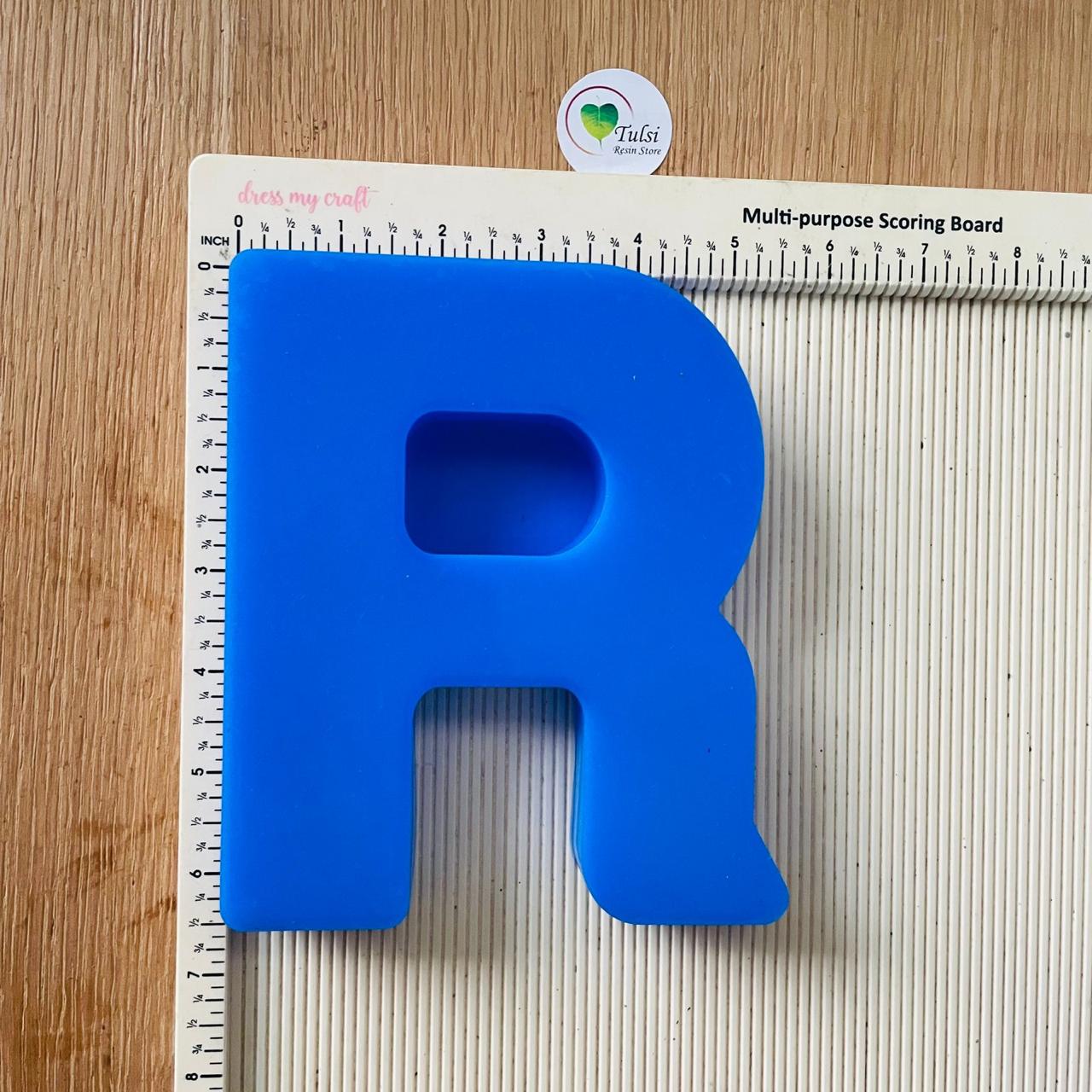6" Monogram Alphabet Mould R Tulsi Resin Store