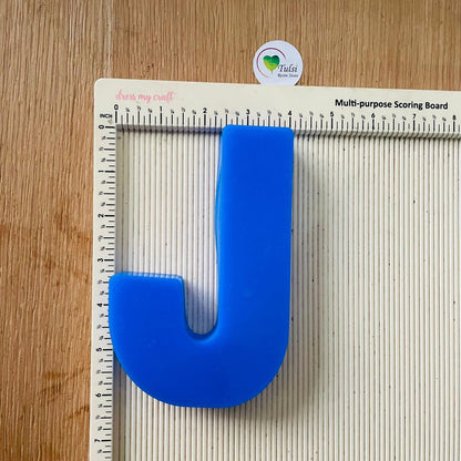 6" Monogram Alphabet Mould J Tulsi Resin Store