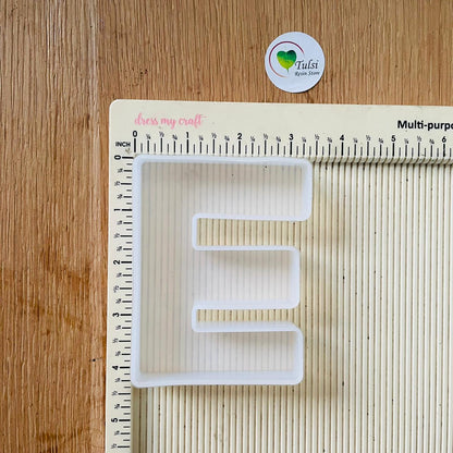 4" Monogram Alphabet Mould