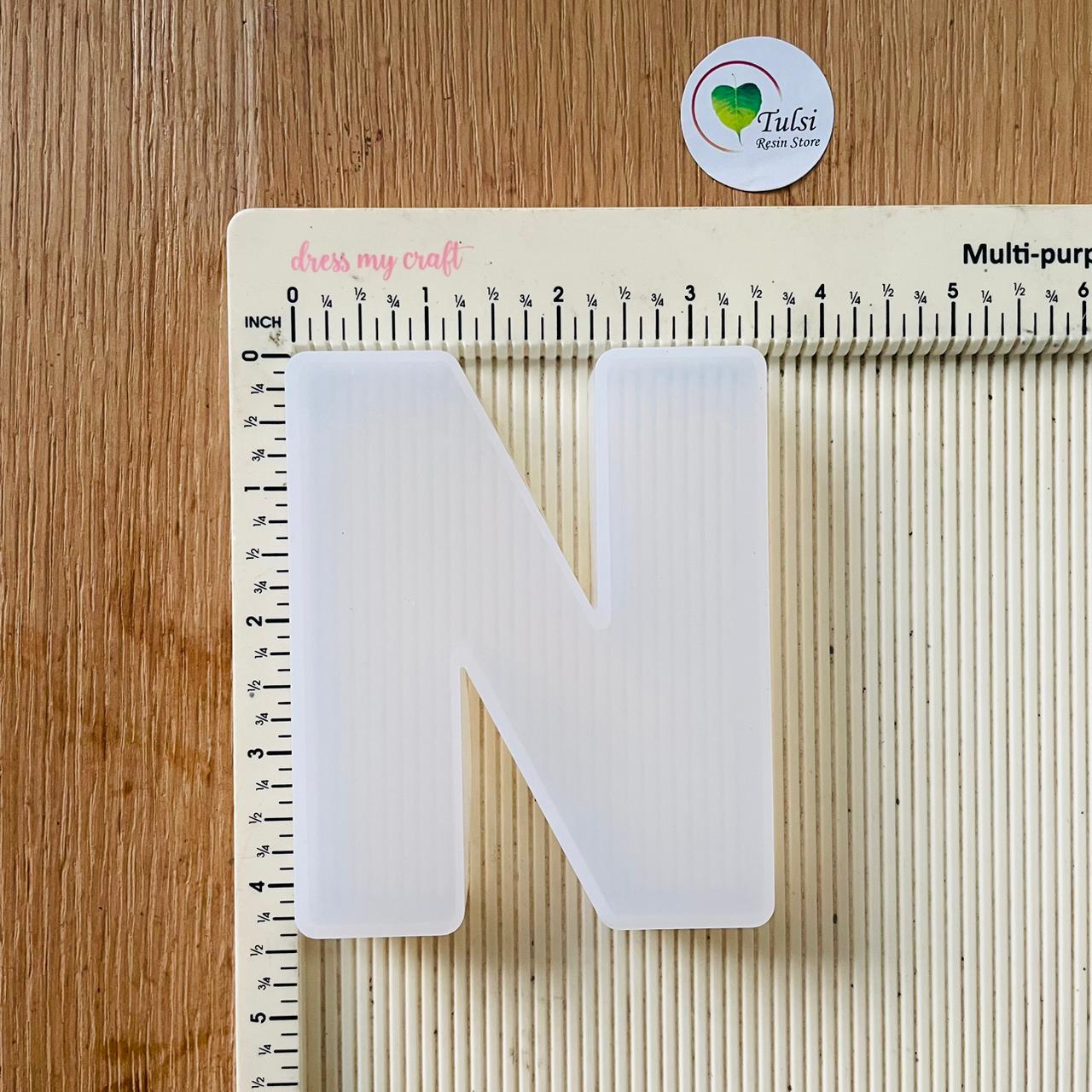 4" Monogram Alphabet Mould