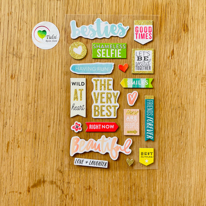Scrapbook Sticker (A) Tulsi Resin Store