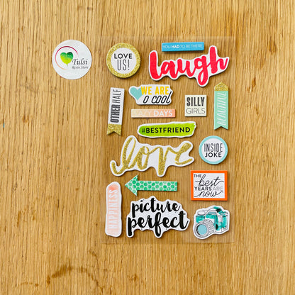 Scrapbook Sticker (A) Tulsi Resin Store