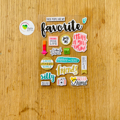 Scrapbook Sticker (A) Tulsi Resin Store