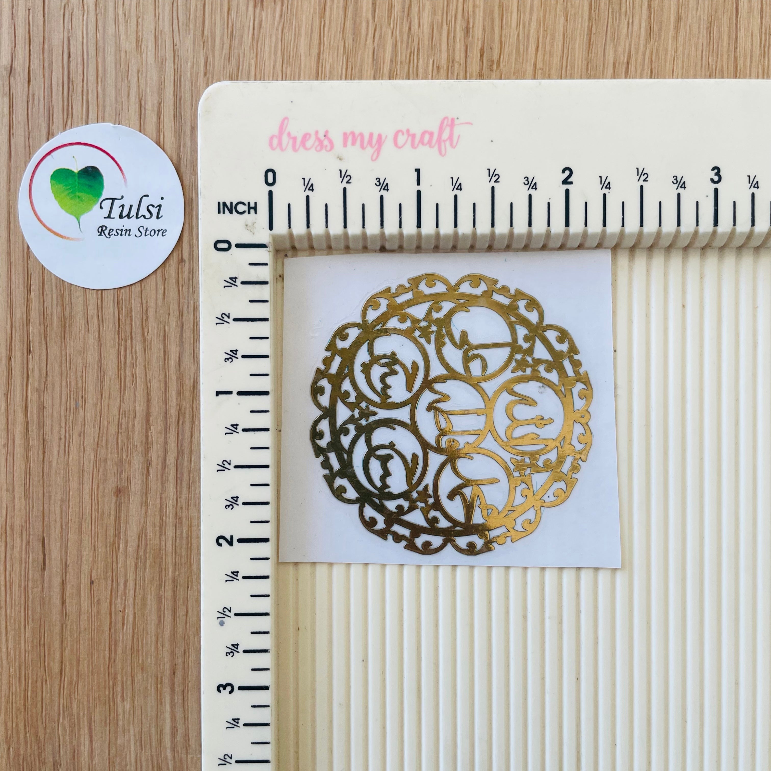 Metal Sticker - Panjtan Paak Tulsi Resin Store
