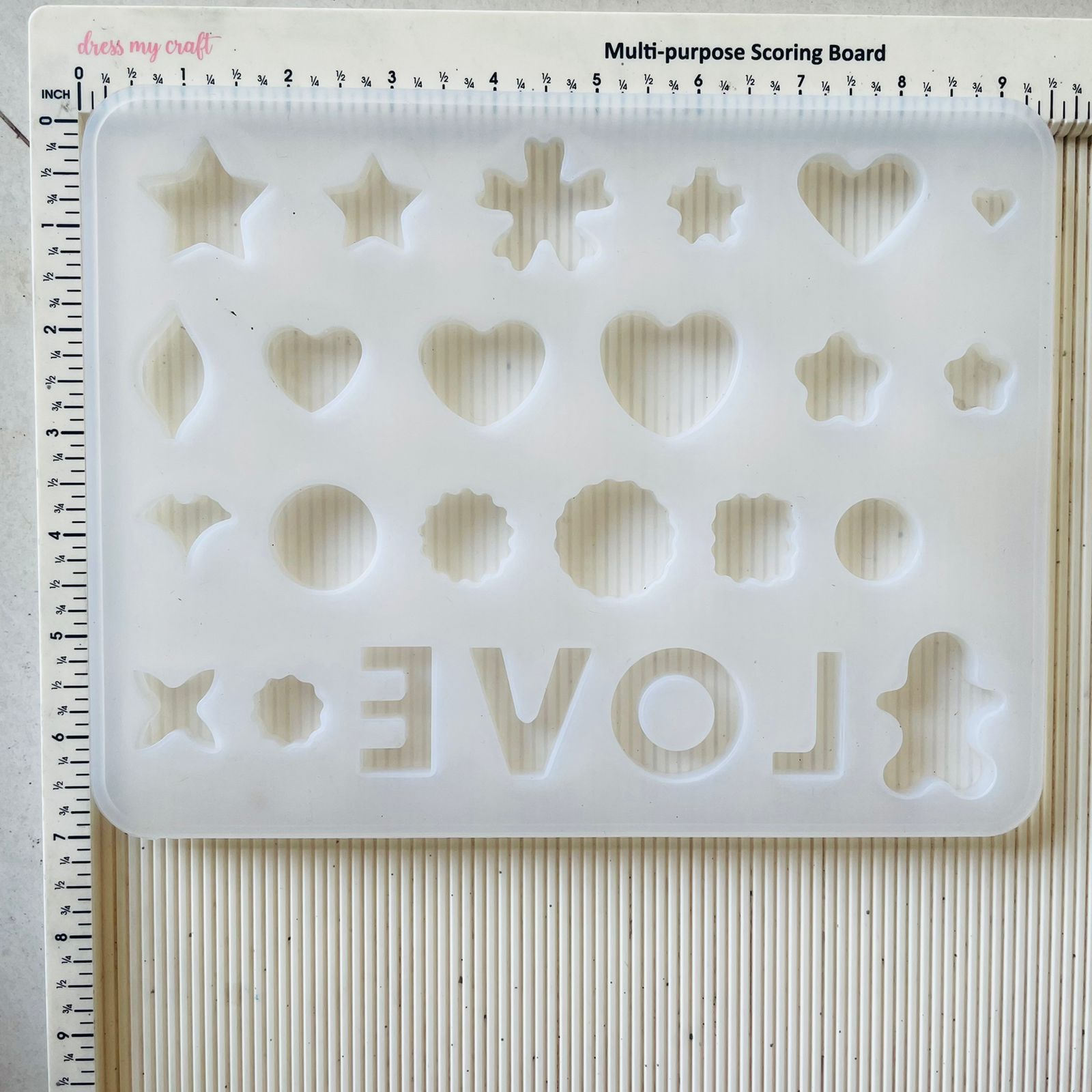 Keychain Mould (C) - Mix Shapes Tulsi Resin Store