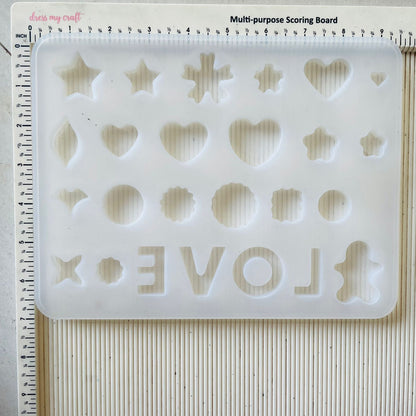 Keychain Mould (C) - Mix Shapes Tulsi Resin Store