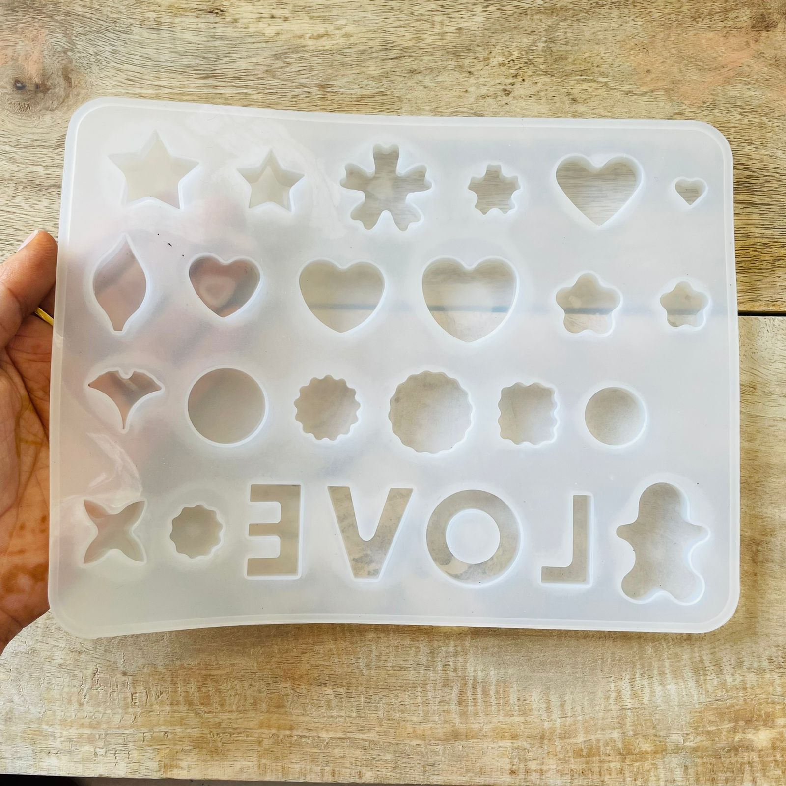Keychain Mould (C) - Mix Shapes Tulsi Resin Store