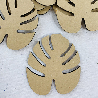 MDF Coaster Leaf tulsiresin