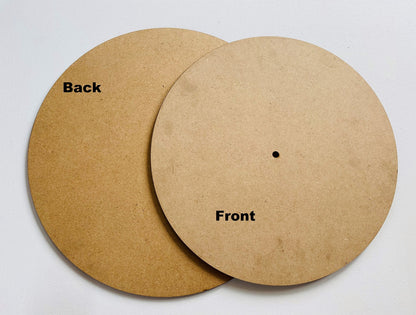 MDF Clock Base 24" tulsiresin