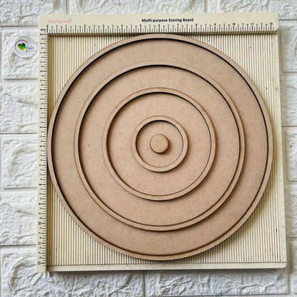 MDF Evil Eye Base (A) 2 | Tulsi Resin