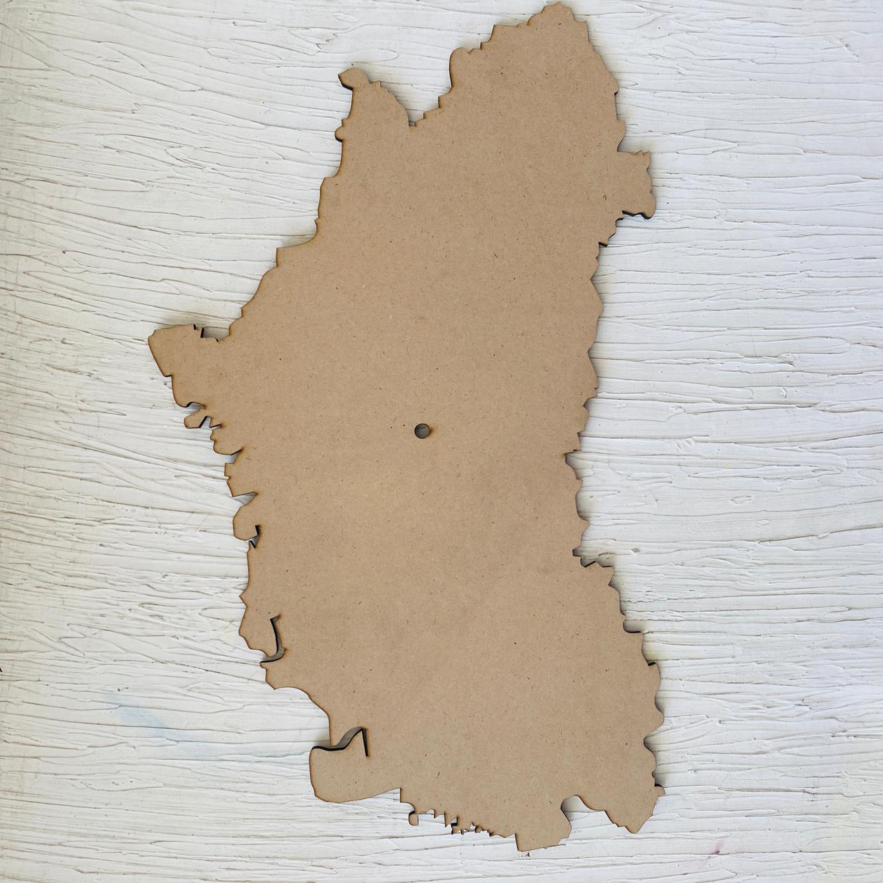 Map Geode Clock Base tulsiresin