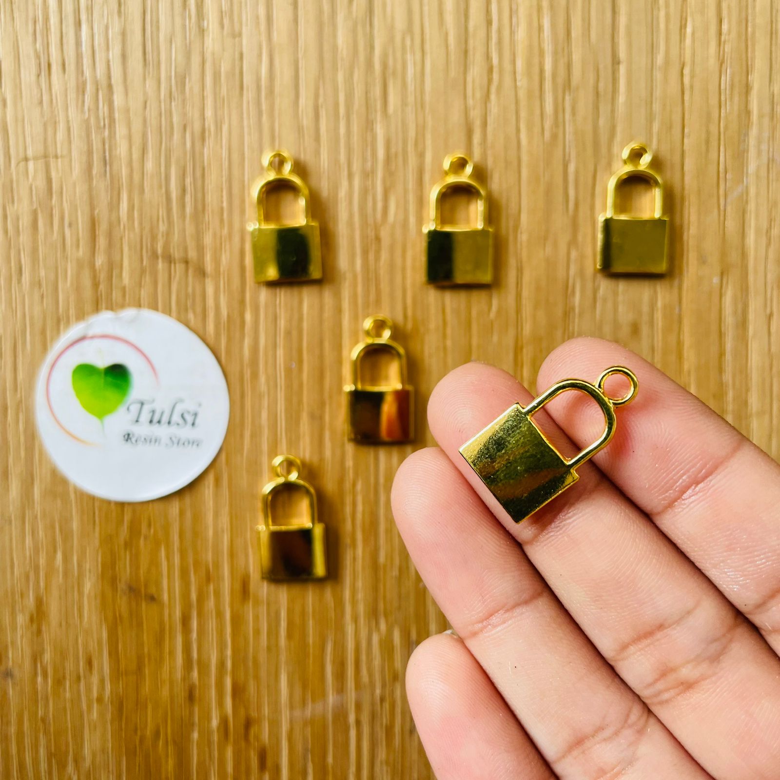 Metal Lock Charm