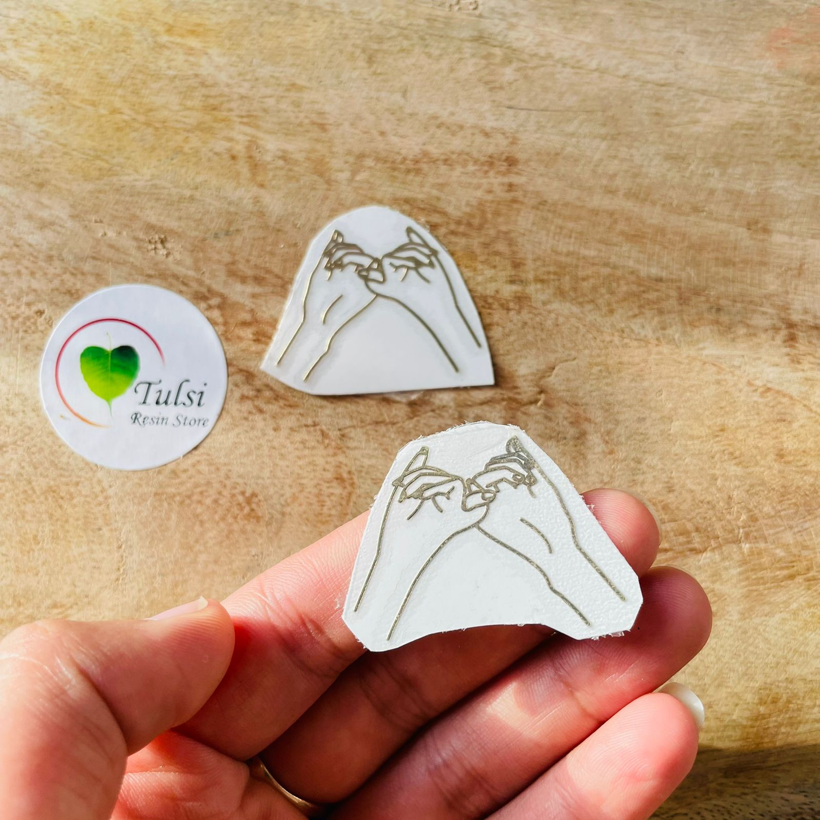 Metal Sticker - Pinky Promise Tulsi Resin Store