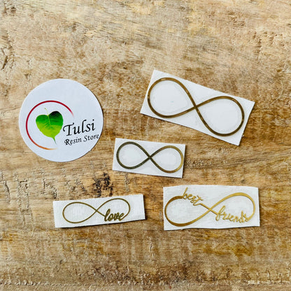 Metal Sticker - Infinity Symbol Tulsi Resin Store