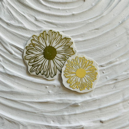 Metal Sticker - Daisy flower Tulsi Resin Store