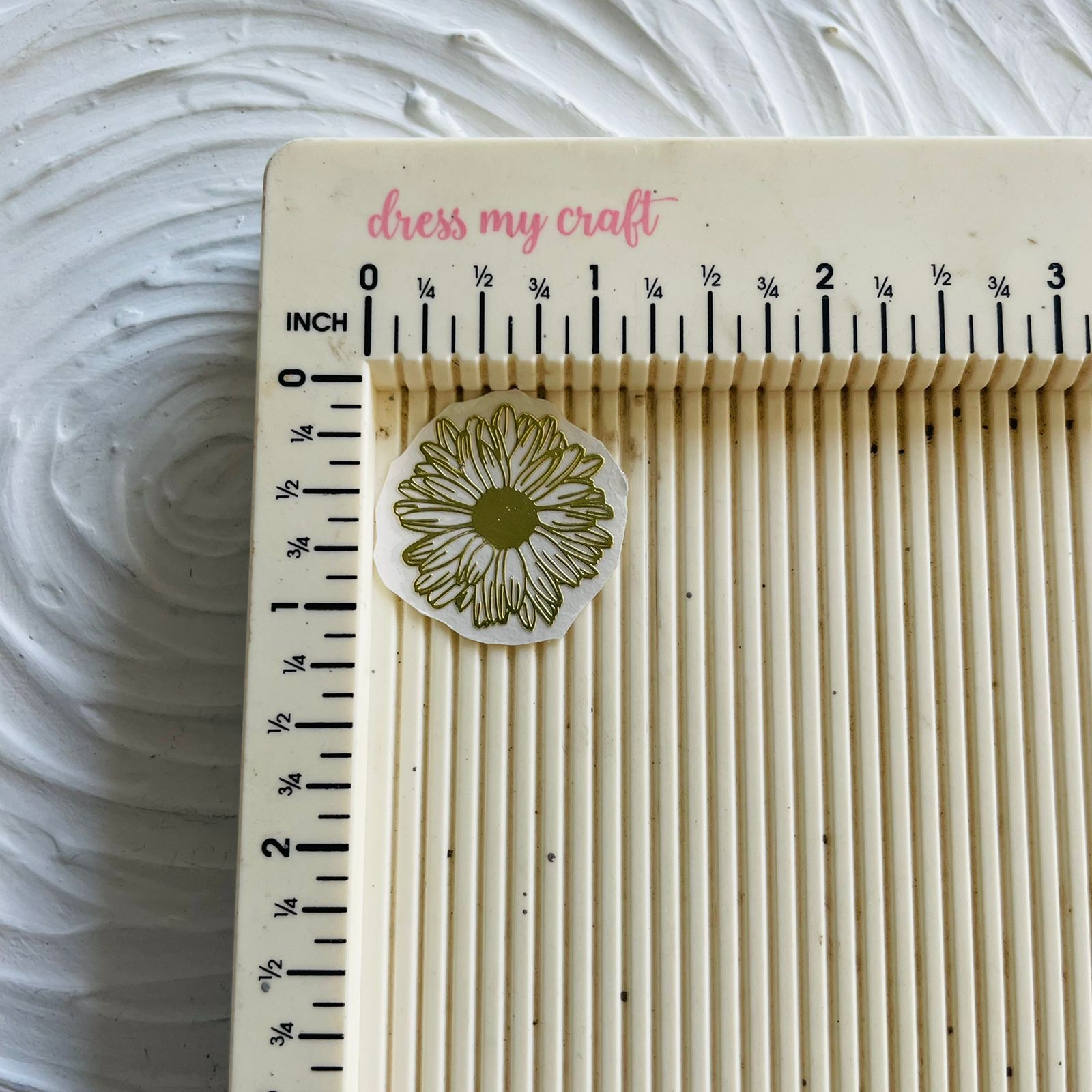 Metal Sticker - Daisy flower Small Tulsi Resin Store