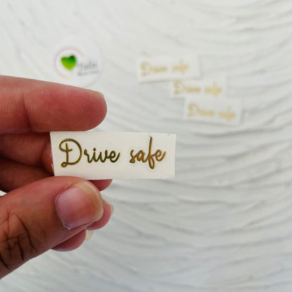 Metal Sticker - Drive Safe Tulsi Resin Store