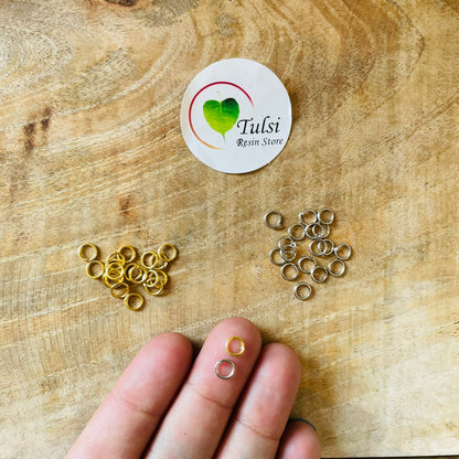 Mini Connectors - Silver - Tulsi Resin Store
