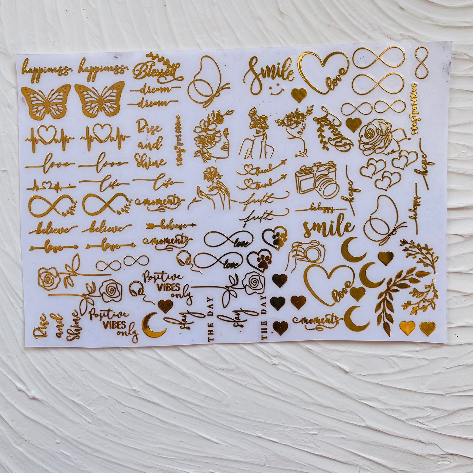 Metal Sticker - A5 Mix Shapes Tulsi Resin Store