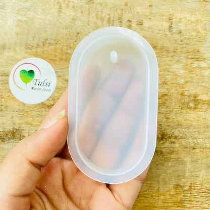 Oval Keychain Mould Tulsi Resin Store