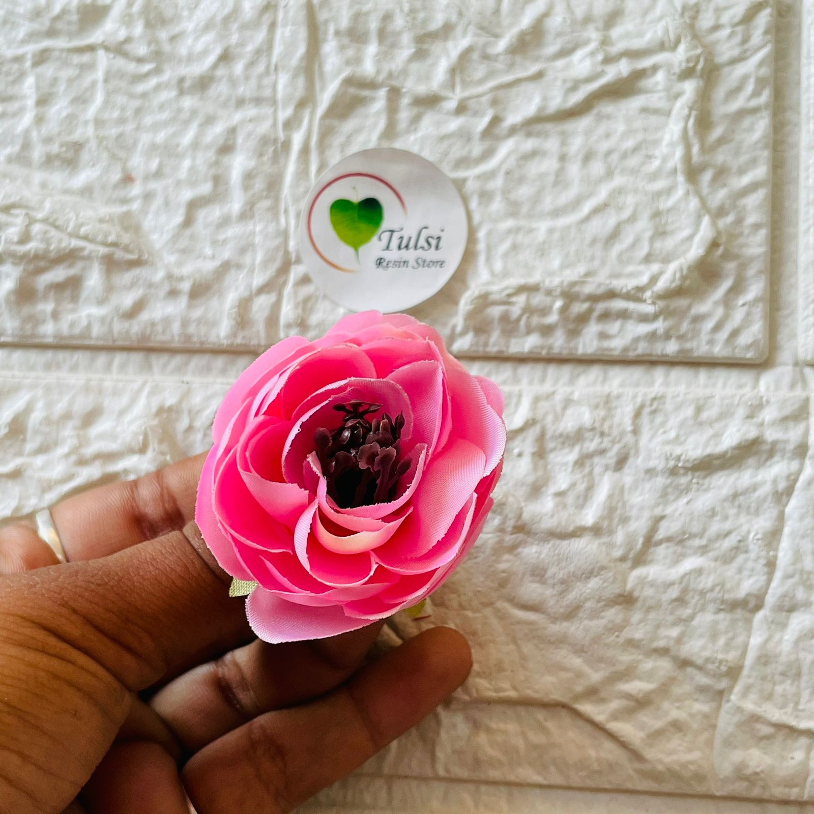Peony Artificial Flower (5 Pcs) - - Tulsi Resin Store