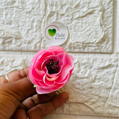Peony Artificial Flower (5 Pcs) - - Tulsi Resin Store