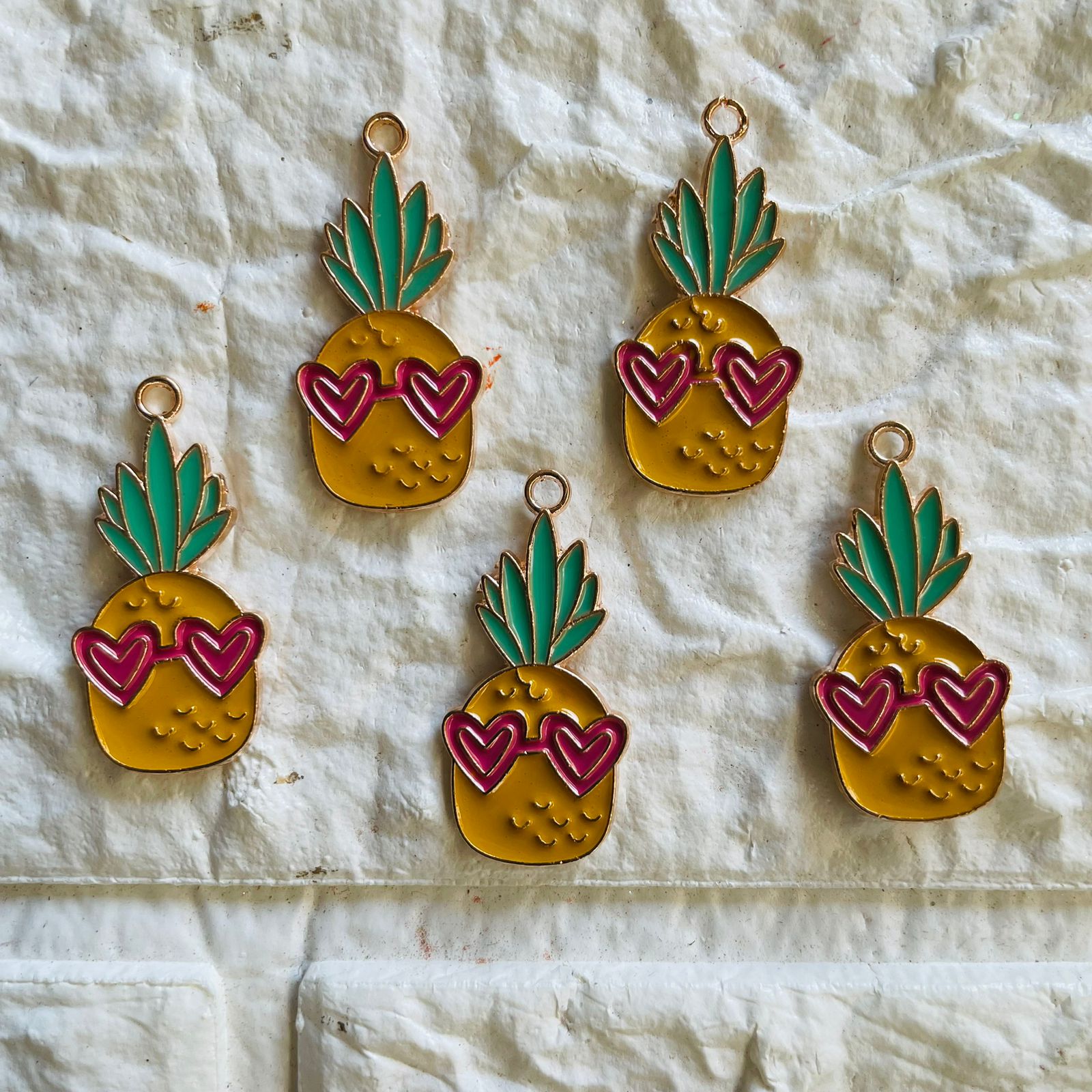 Pineapple With Google Charm (B) Tulsi Resin Store