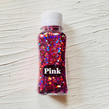 Shaded Chunks - Pink tulsiresin