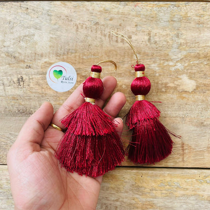 Rakhi Hanging (C) - Maroon - Tulsi Resin Store