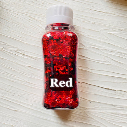 Shaded Chunks - Red tulsiresin