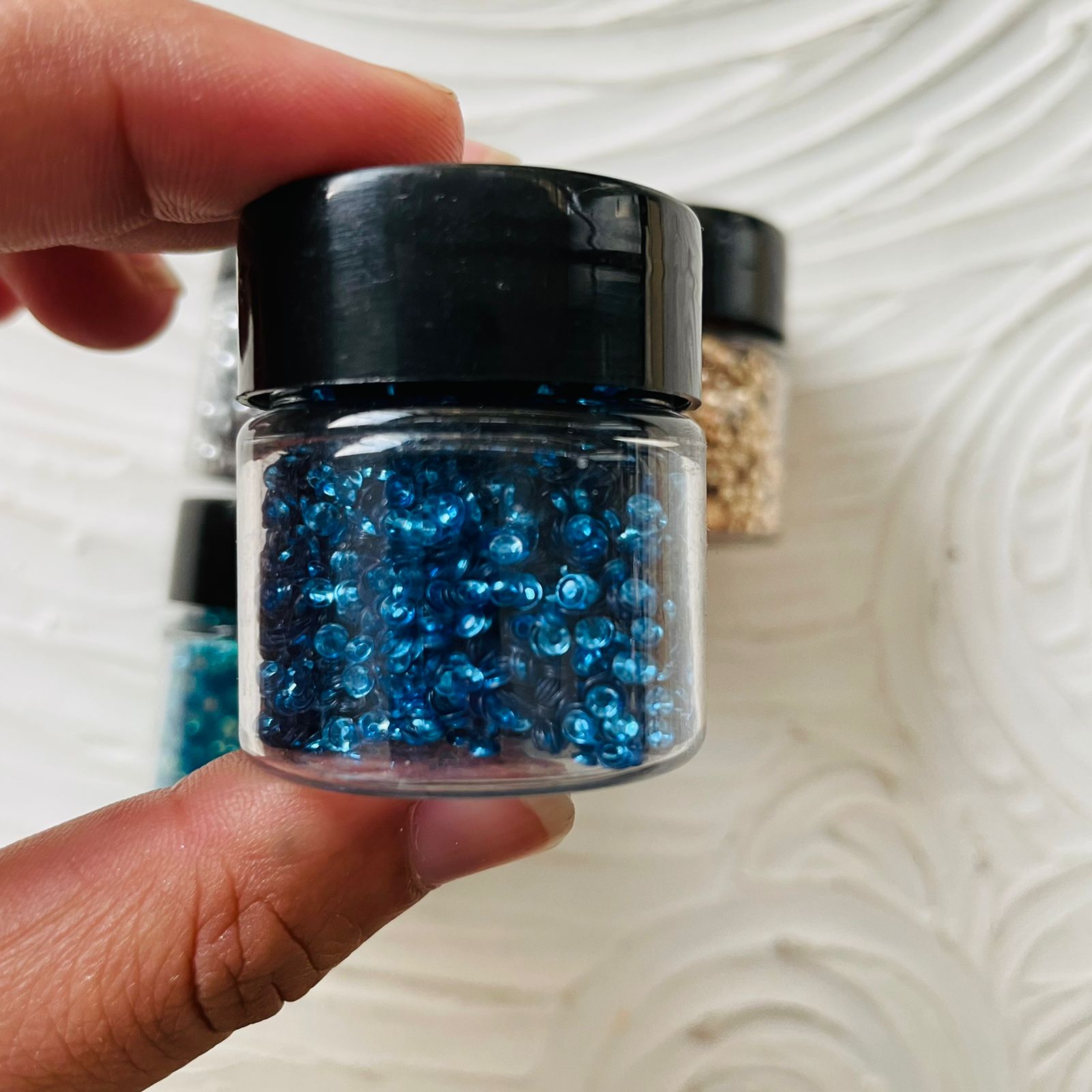 Round chunks Dark Blue Tulsi Resin Store