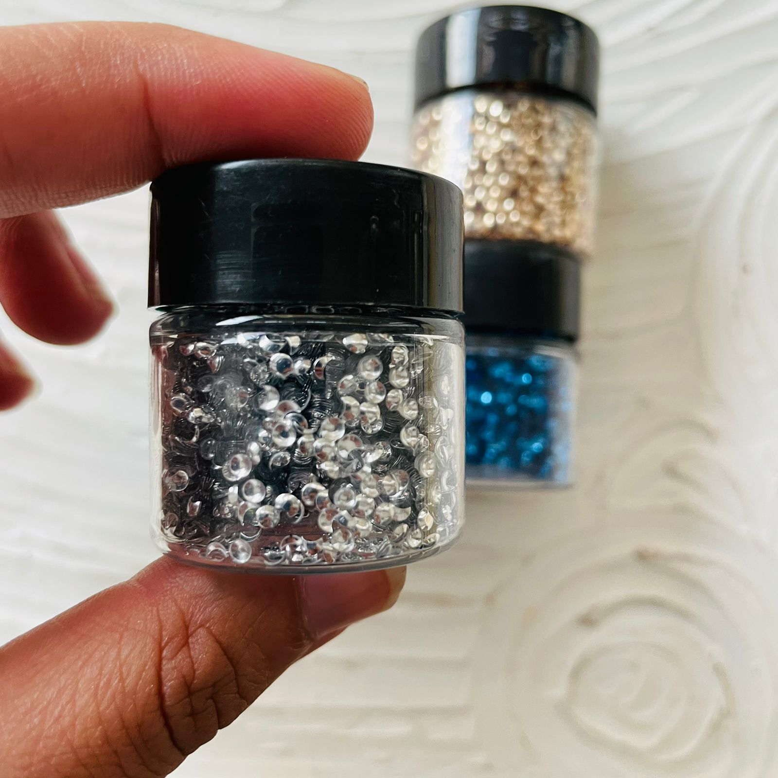 Round chunks Silver Tulsi Resin Store