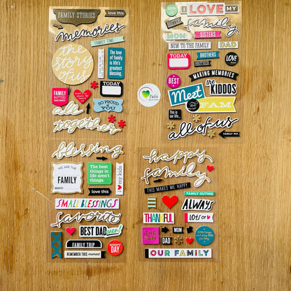 Scrapbook Sticker (B) Tulsi Resin Store
