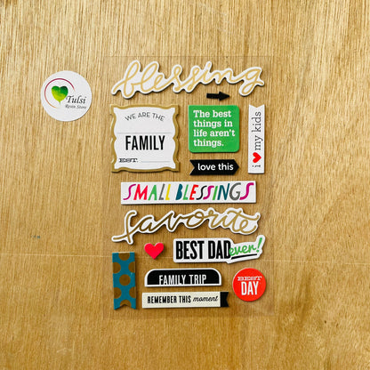 Scrapbook Sticker (B) Tulsi Resin Store