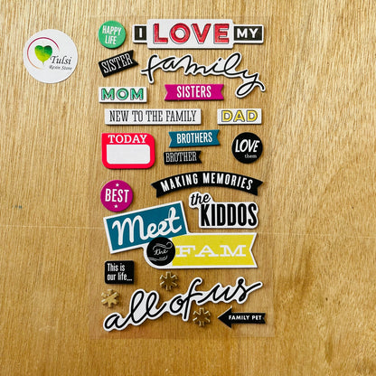 Scrapbook Sticker (B) Tulsi Resin Store