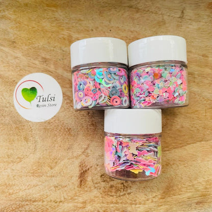 Sequin colourful shakers Tulsi Resin Store