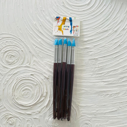 Blue Silicon Brush tulsiresin